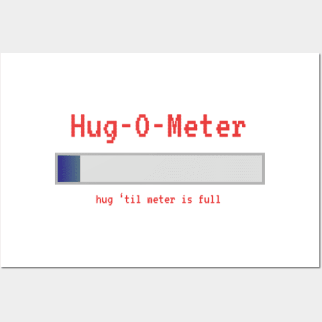 Running Empty Hug-O-Meter Wall Art by bluerockproducts